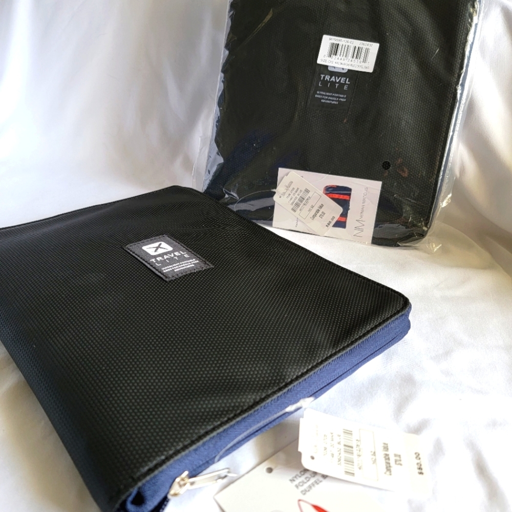 Neiman Marcus Men's Fold & Store Duffle Bag